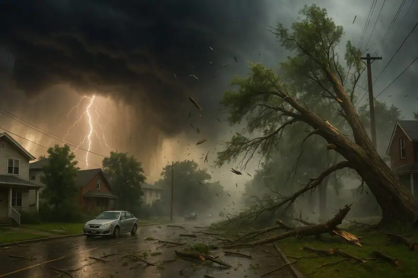 Edmonton record winds devastate Alberta’s - Weather Edmonton: record winds devastate Alberta's capital
