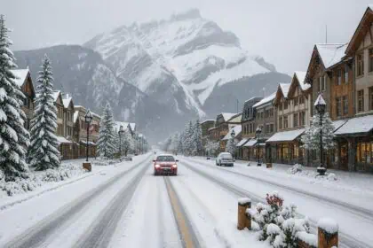 Alberta snow blankets Banff in rare July surprise - Weather Alberta: snow blankets Banff in rare July surprise