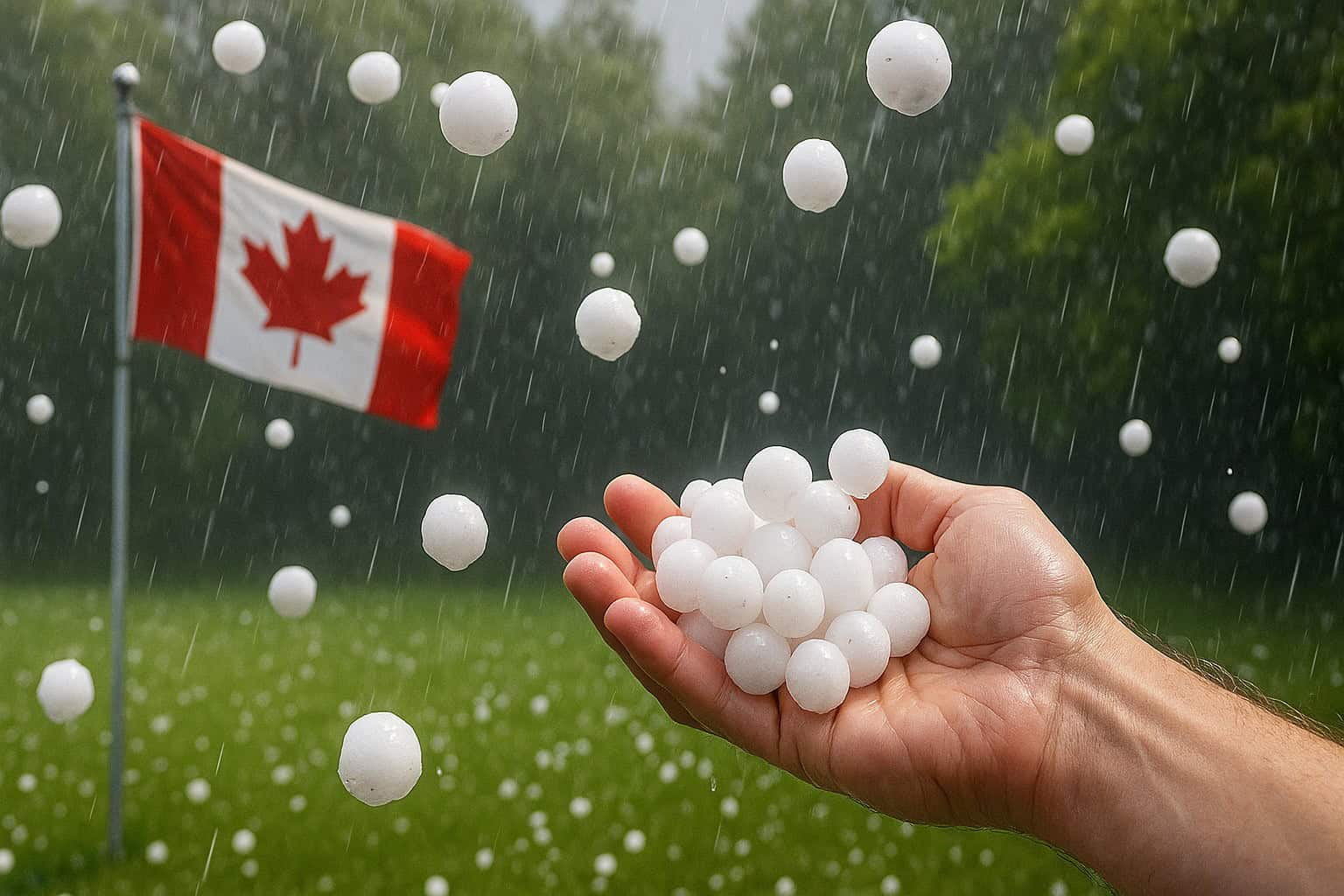 Weather Alberta risk of Timbit-sized hail for Canada Day - Weather Toronto: heat returns to Ontario